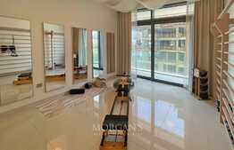 2BR, High Floor, Marina View, Private Beach