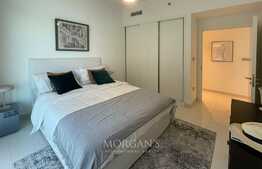 2BR, High Floor, Marina View, Private Beach