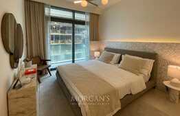 2BR, High Floor, Marina View, Private Beach