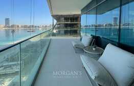 2BR, High Floor, Marina View, Private Beach