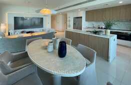 2BR, High Floor, Marina View, Private Beach