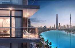 Full Crystal Lagoon & Burj View, Rare Unit