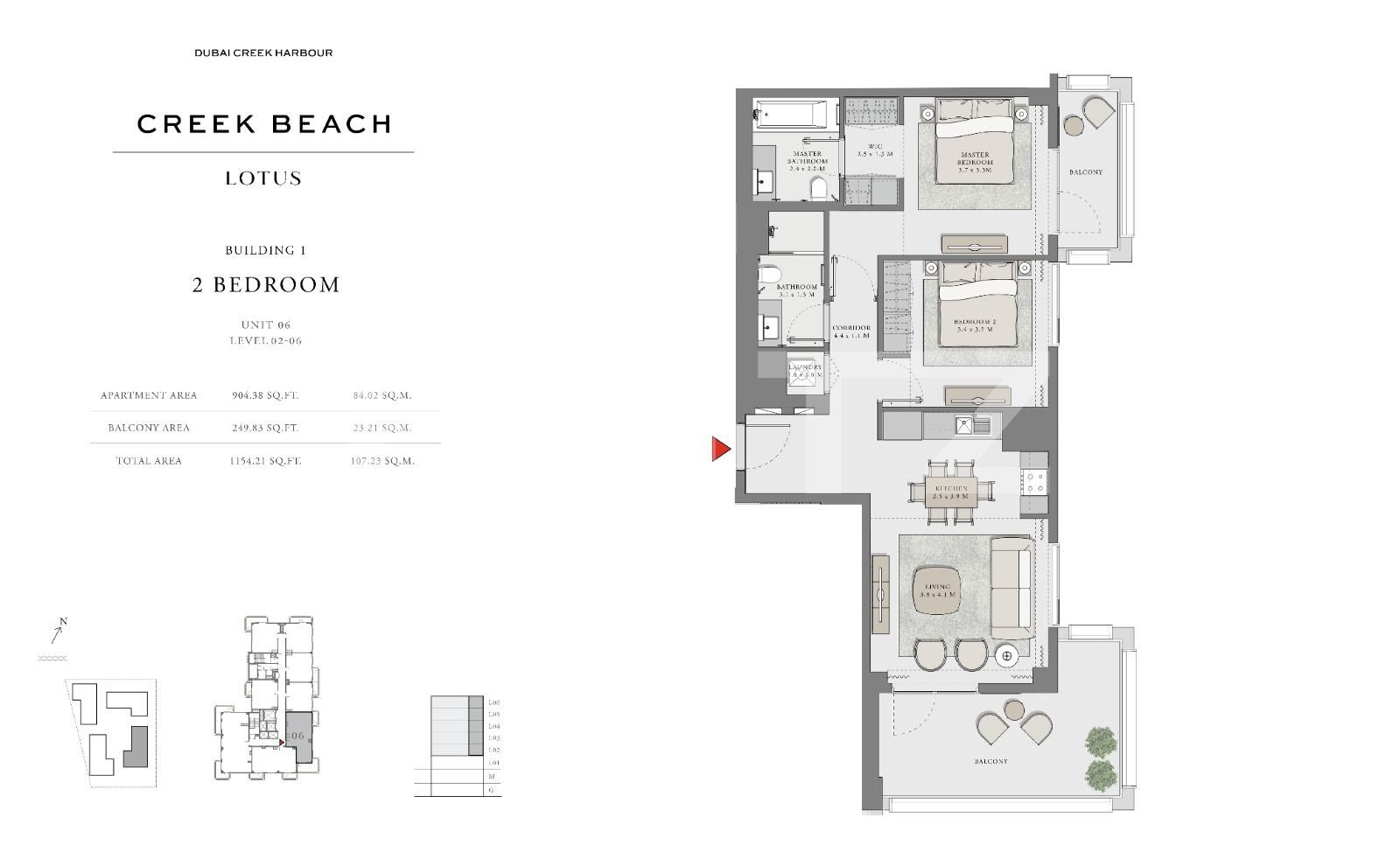 Apartament de vânzare 3 camere Dubai Creek Harbour - 86743AV | BLITZ Dubai | Poza2