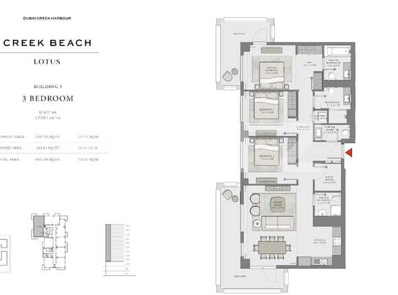 Apartament de vânzare 4 camere Dubai Creek Harbour - 86747AV | BLITZ Dubai | Poza2