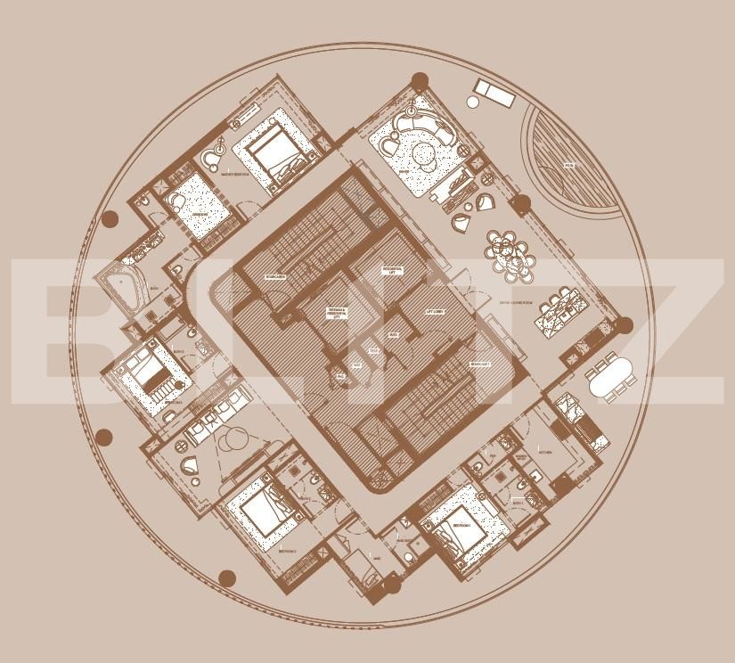 4 Bedroom residence, 513,85 mp, Jumeirah