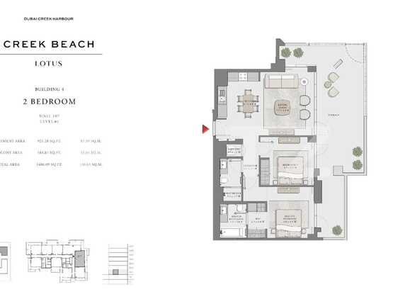 Apartament de vânzare 3 camere Dubai Creek Harbour - 86808AV | BLITZ Dubai | Poza2