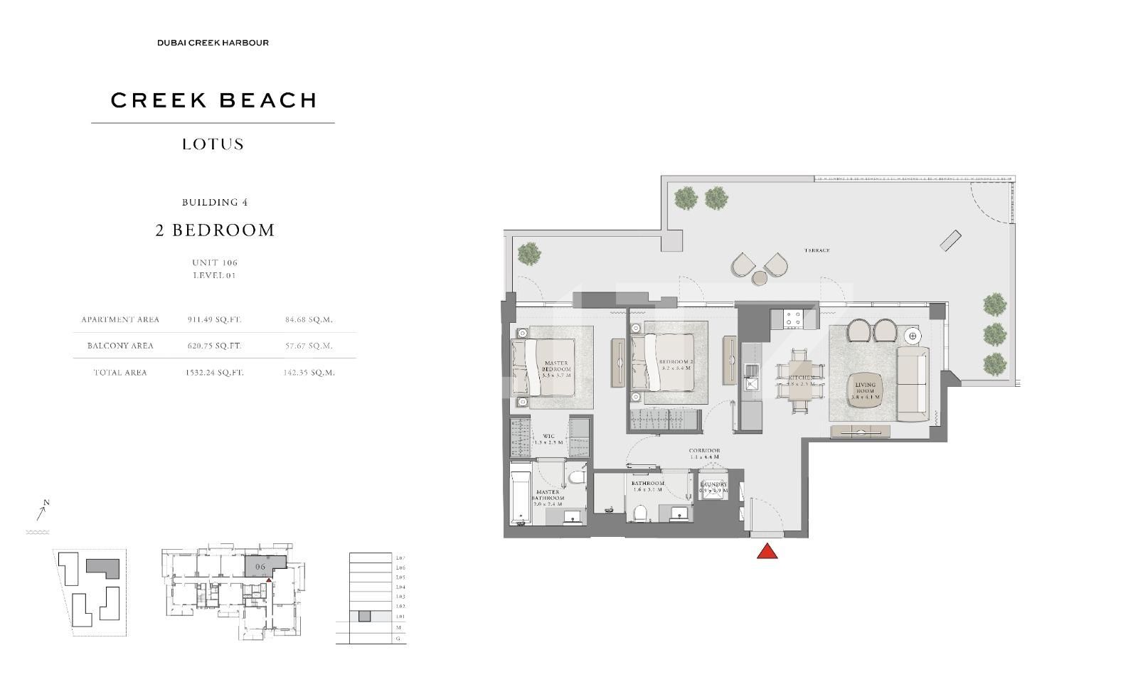 Apartament de vânzare 3 camere Dubai Creek Harbour - 86901AV | BLITZ Dubai | Poza3