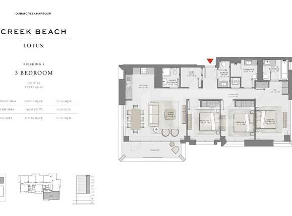 Apartament de vânzare 4 camere Dubai Creek Harbour - 86904AV | BLITZ Dubai | Poza2