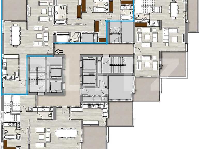 Apartament de vânzare 4 camere Dubai Marina - 86915AV | BLITZ Dubai | Poza1