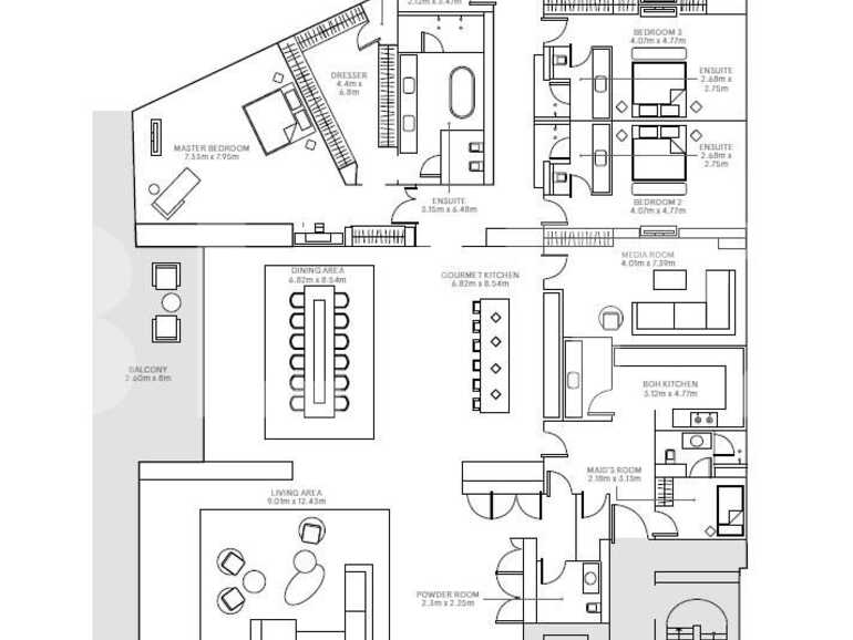 Apartament de vânzare 4 camere Palm Jumeirah - 86948AV | BLITZ Dubai | Poza1
