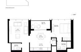 1 Bedroom Apartment Type D, 76mp, with balcony