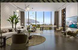 2 Bedrooms and Maid's Room Apartment, 100 mp with balcony, Louvre Residences - Abu Dhabi