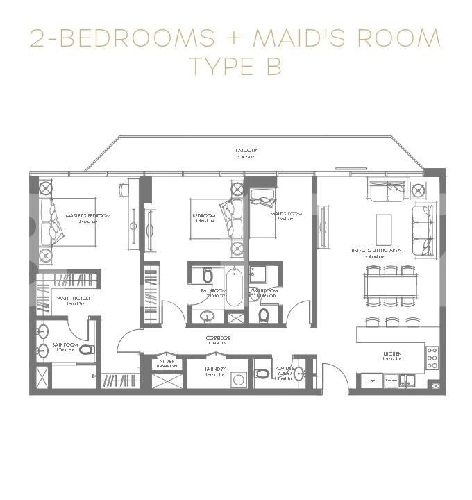 Apartament de vânzare 4 camere Abu Dhabi - 87119AV | BLITZ Dubai | Poza2