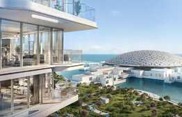 3 Bedrooms and Maid's Room Apartment, 120 mp with 2 balconies, Louvre Residences - Abu Dhabi