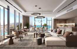 3 Bedrooms and Maid's Room Apartment, 120 mp with 2 balconies, Louvre Residences - Abu Dhabi