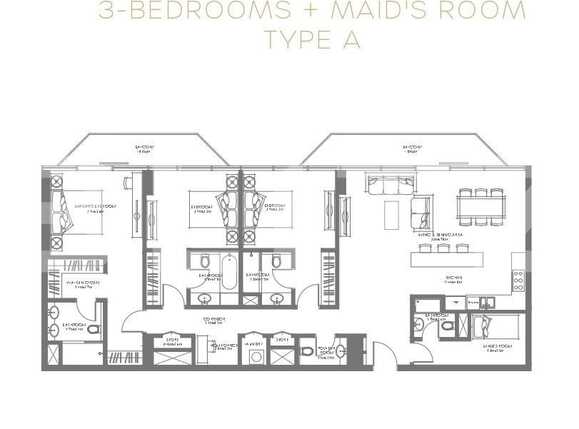 Apartament de vânzare 4+ camere Abu Dhabi - 87125AV | BLITZ Dubai | Poza2