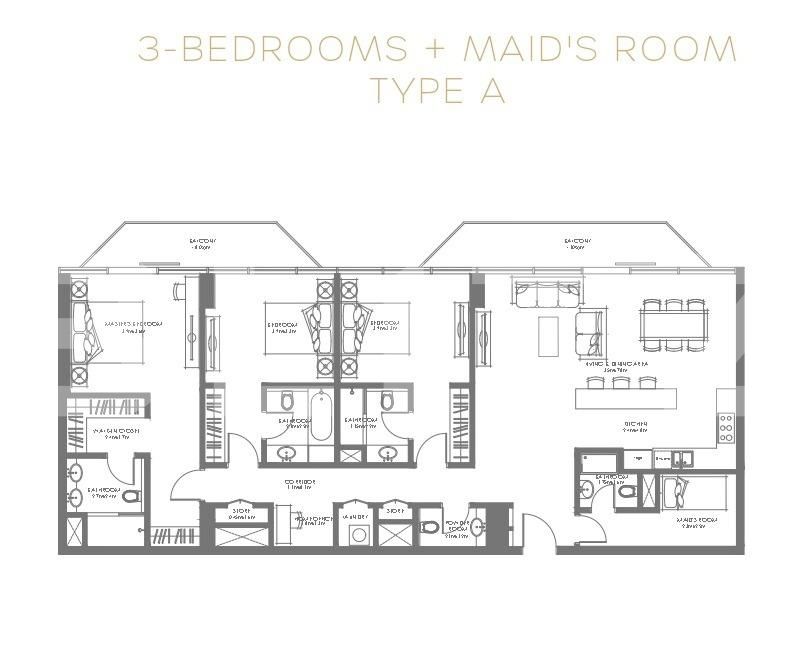Apartament de vânzare 4+ camere Abu Dhabi - 87125AV | BLITZ Dubai | Poza2