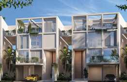 Modern 3-storey four-bedroom townhouse, 245 mp, Al Barari    