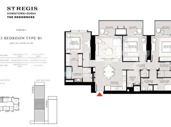 Apartament de vânzare 4 camere Downtown Dubai - 87139AV | BLITZ Dubai | Poza1