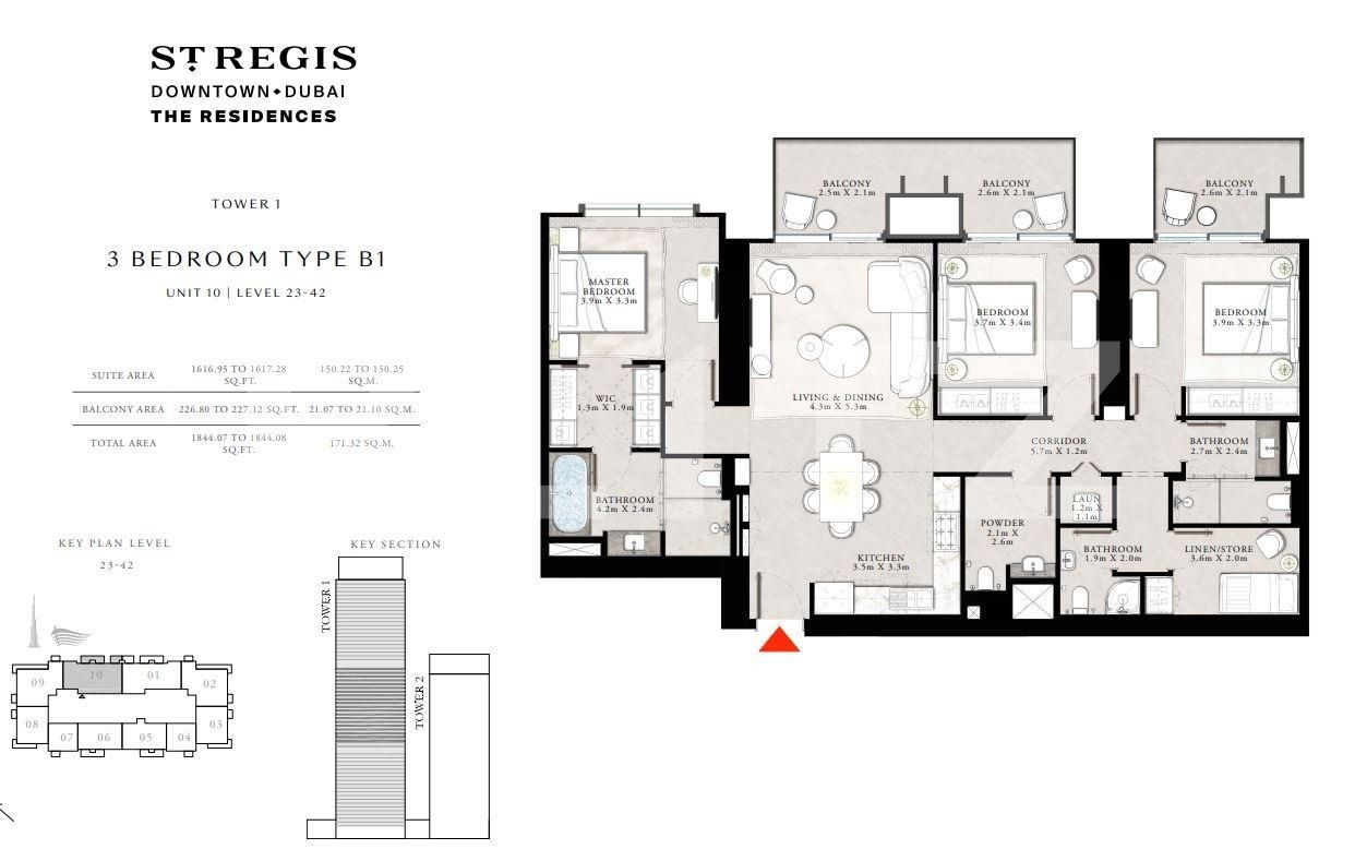 Apartament de vânzare 4 camere Downtown Dubai - 87139AV | BLITZ Dubai | Poza1