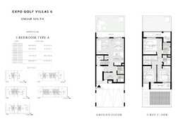 3 Bedroom Villa, 190,76 mp + terrace, Expo Golf Villas 6 at Emaar South