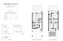 3 Bedroom Villa, 190,78 mp with terrace, Expo Golf Villas 6 at Emaar South