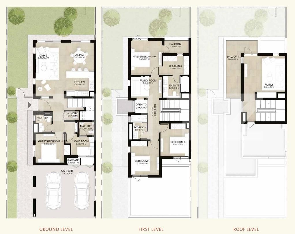 4-Bedroom Townhouse, 276,70 mp, Mudon Al Ranim