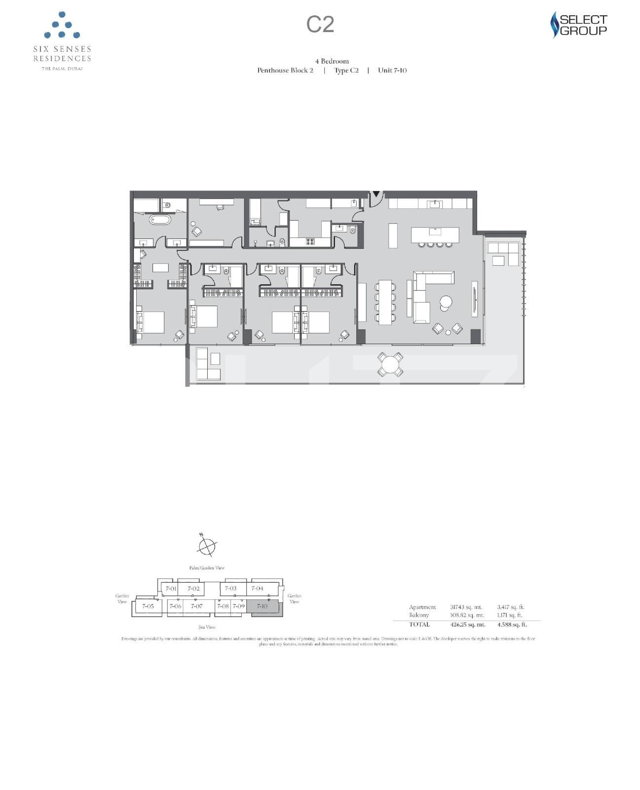 Apartament de vânzare 4+ camere Downtown Dubai - 87578AV | BLITZ Dubai | Poza2