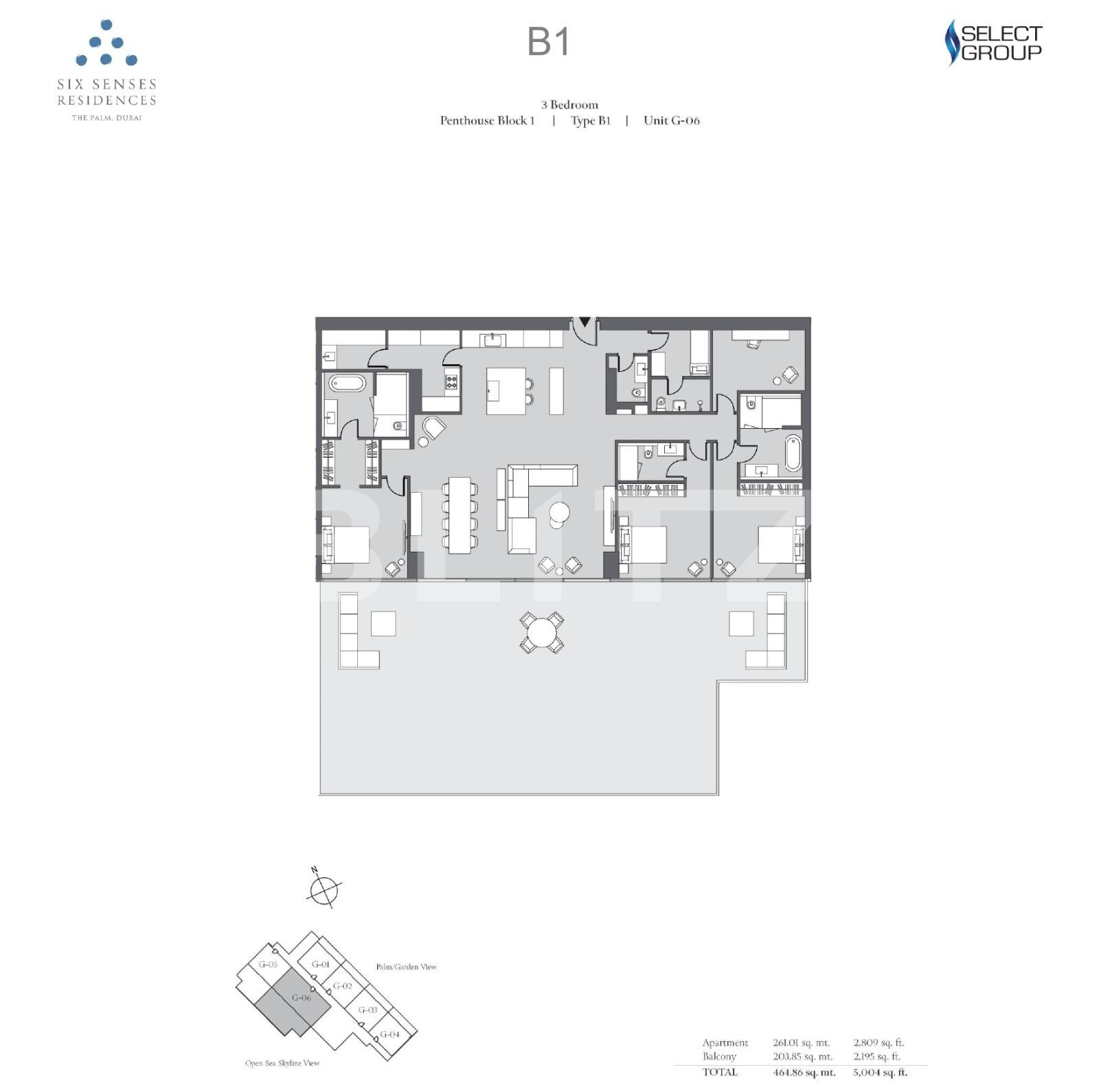 Apartament de vânzare 4 camere Downtown Dubai - 87587AV | BLITZ Dubai | Poza9