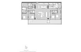 4 Bedroom Residence, 381,52 mp with terrace, Downtown Dubai