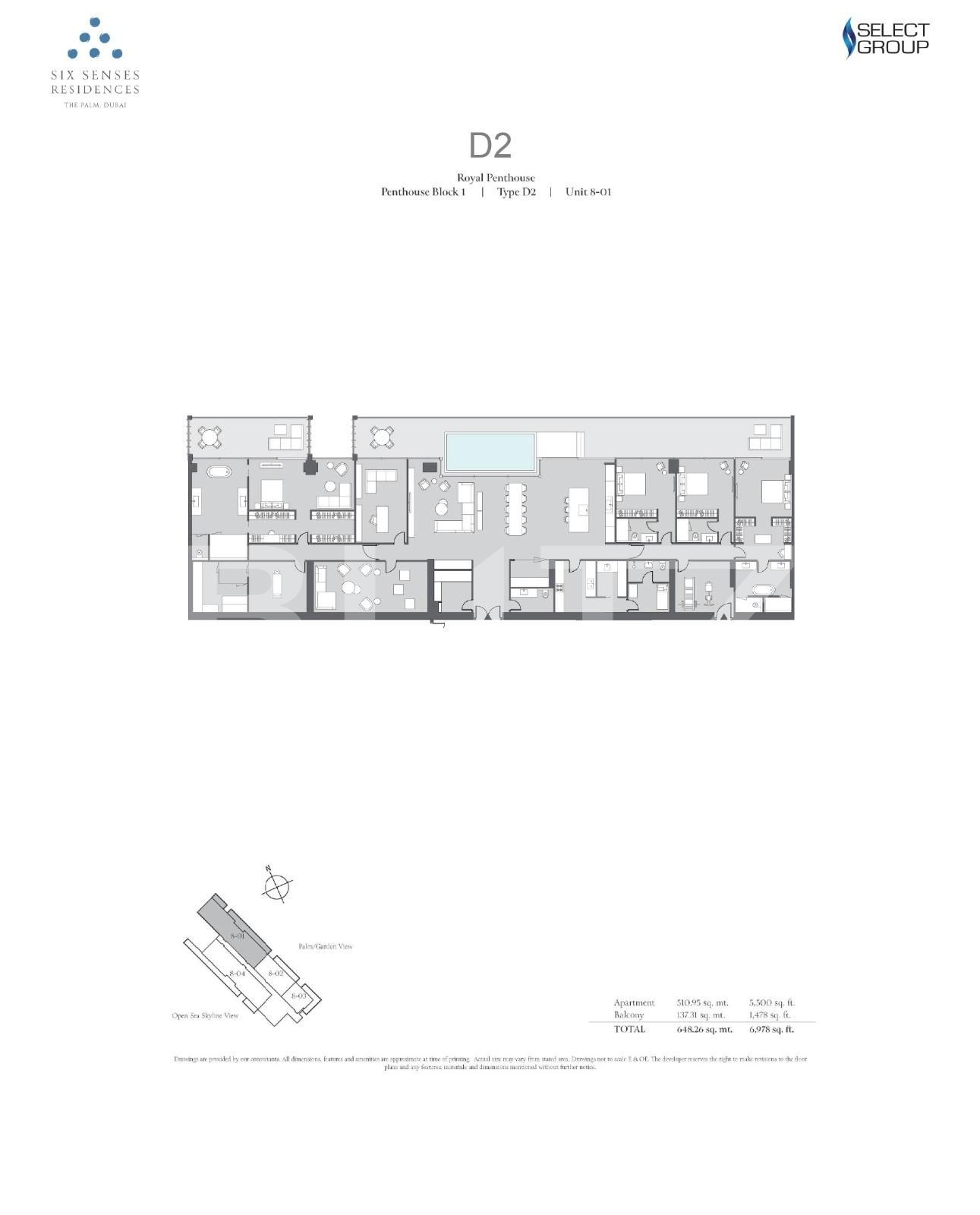 Apartament de vânzare 4+ camere Downtown Dubai - 87596AV | BLITZ Dubai | Poza2