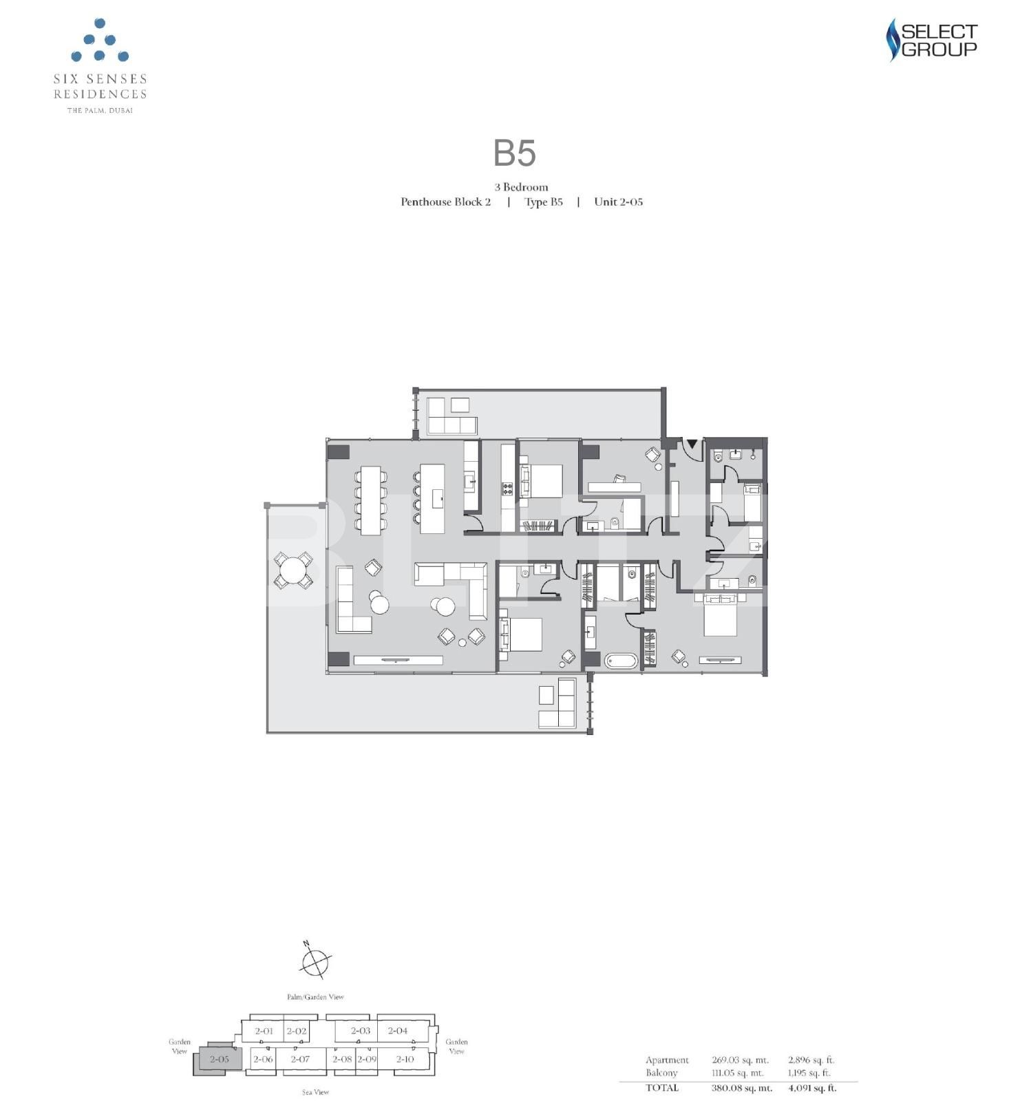 Apartament de vânzare 4 camere Downtown Dubai - 87645AV | BLITZ Dubai | Poza9