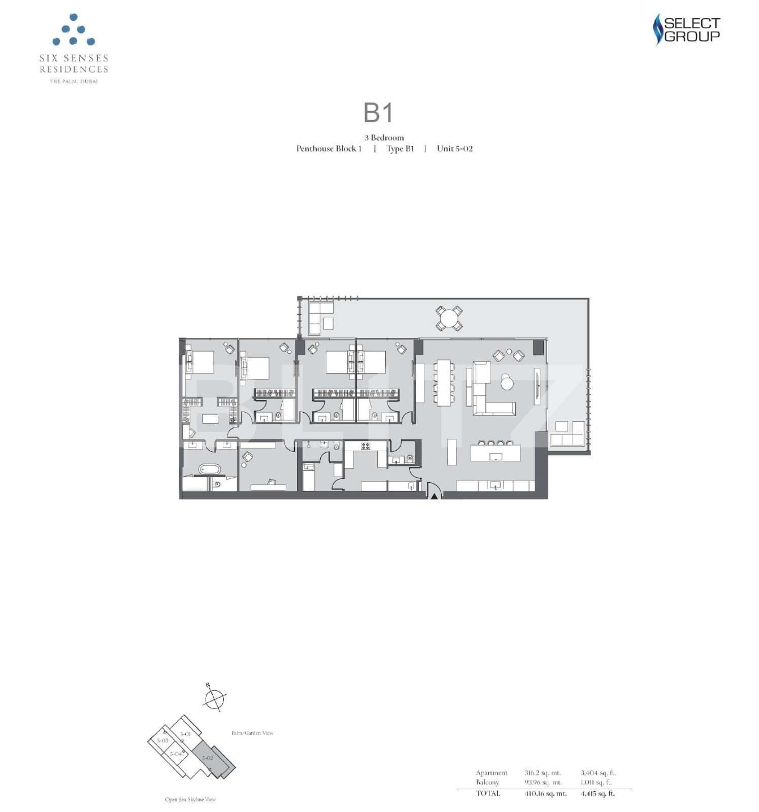 Apartament de vânzare 4+ camere Downtown Dubai - 87649AV | BLITZ Dubai | Poza9