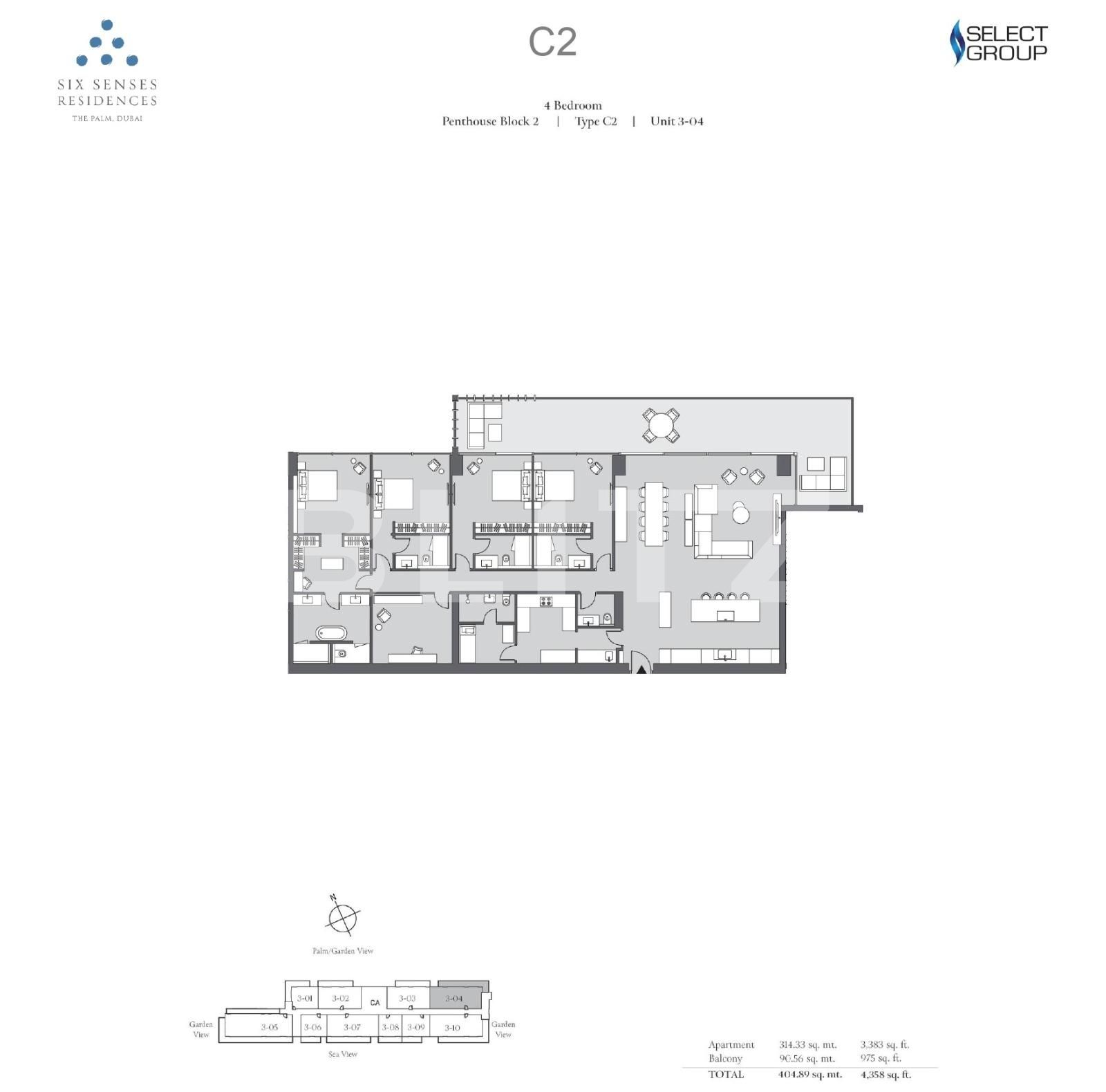 Apartament de vânzare 4+ camere Downtown Dubai - 87656AV | BLITZ Dubai | Poza9
