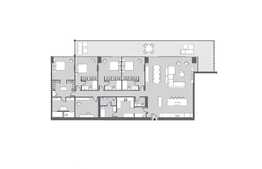 4 Bedroom residence, 404.89 mp with terrace, Downtown Dubai