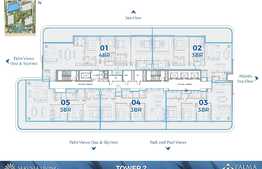3 Bedrooms Apartment, 270 mp with balcony, Serenia Living
