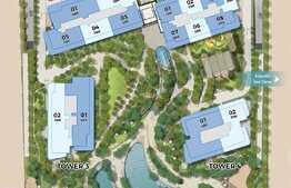 3 Bedrooms Apartment, 270 mp with balcony, Serenia Living