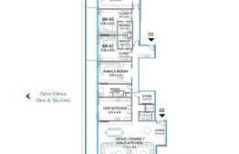 Half floor penthouse, 445 mp with balcony, Serenia Living 