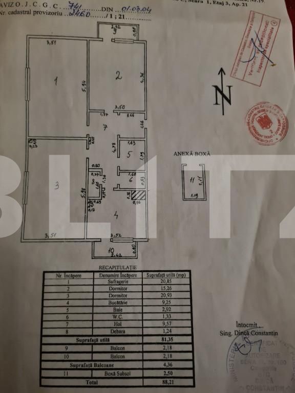 Apartament de vânzare 3 camere Central - 110979AV | BLITZ Galati | Poza1