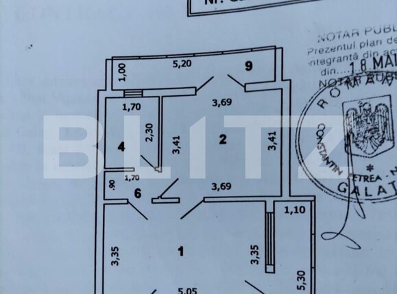 Apartament de vânzare 2 camere Micro 16 - 122553AV | BLITZ Galati | Poza13