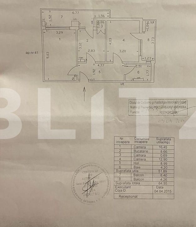 Apartament de vânzare 2 camere Mazepa 2 - 131309AV | BLITZ Galati | Poza18