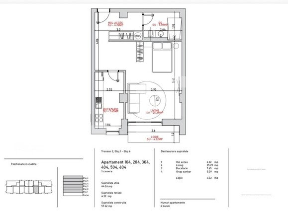 Apartament de vânzare 2 camere Port - 203615AV | BLITZ Galati | Poza4