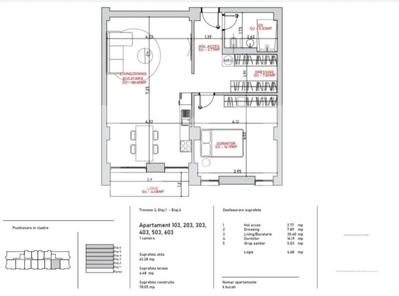 Apartament de vânzare 2 camere Port - 203615AV | BLITZ Galati | Poza3