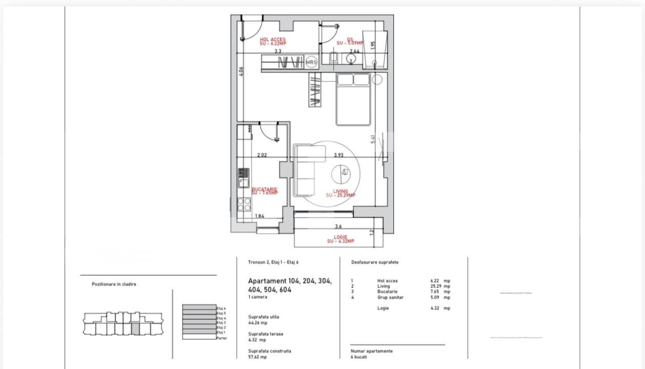 Apartament de vânzare 2 camere Port - 203615AV | BLITZ Galati | Poza4