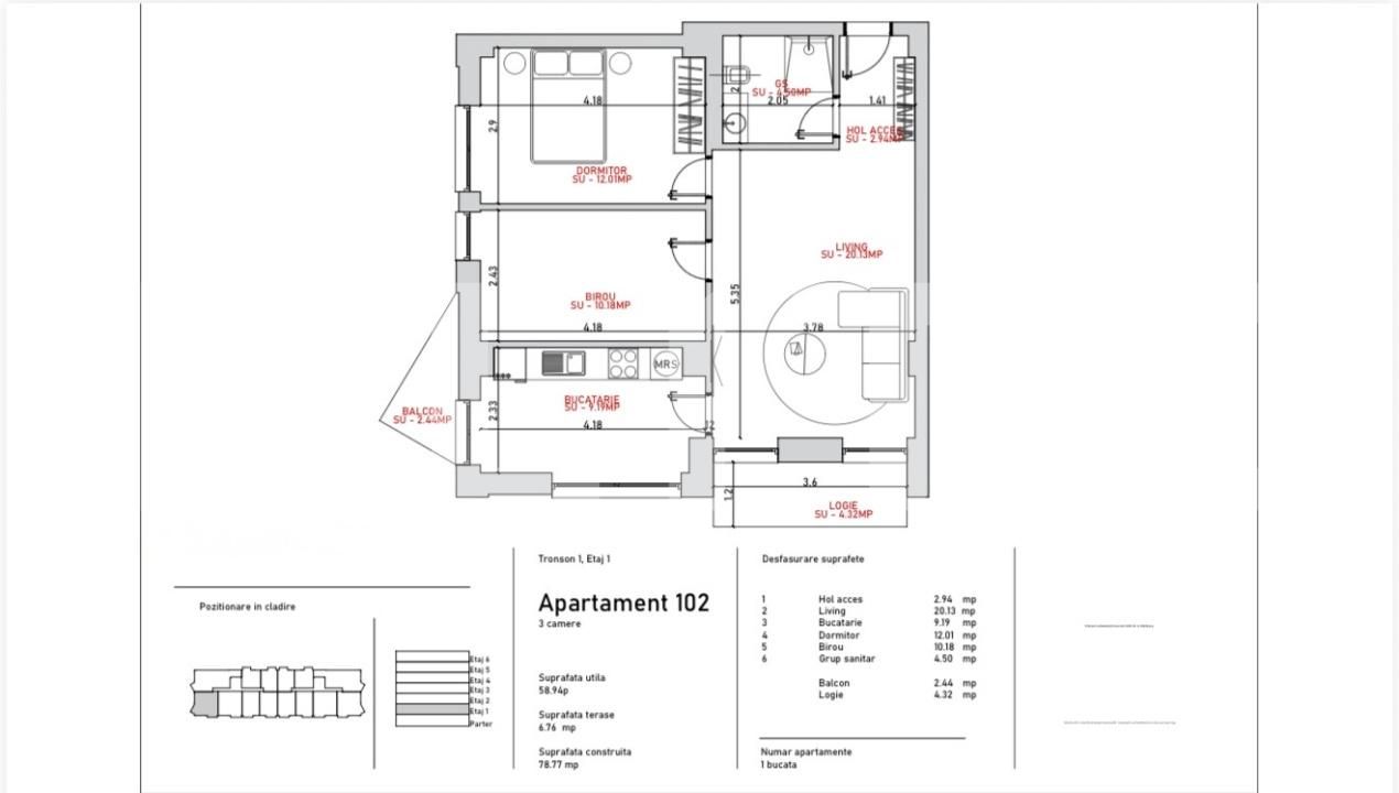 Apartament de vânzare 2 camere Port - 203615AV | BLITZ Galati | Poza2