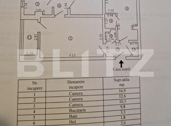 Apartament de vânzare 3 camere Micro 19 - 207747AV | BLITZ Galati | Poza12