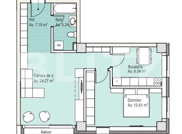 Apartament de vânzare 2 camere Tatarasi - 100695AV | BLITZ Iași | Poza11