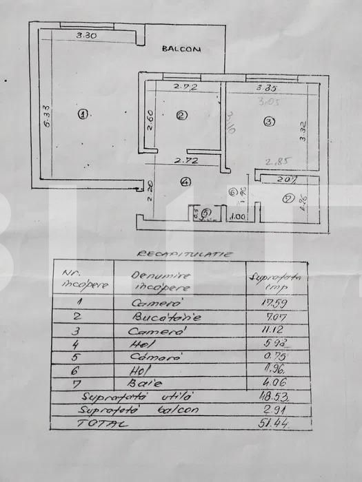 Apartament de vânzare 2 camere Alexandru cel Bun - 100978AV | BLITZ Iași | Poza5