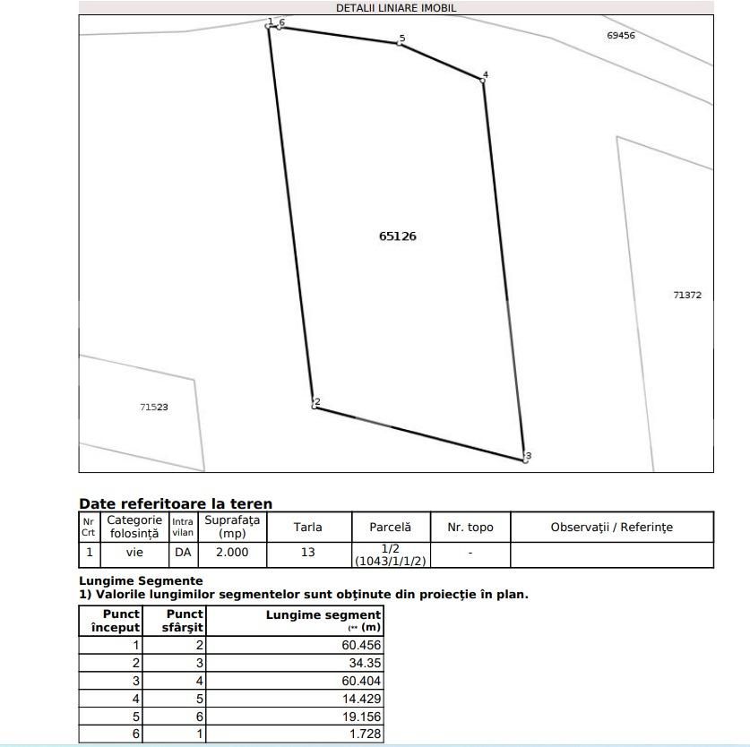 Teren de vânzare Visani - 101611TV | BLITZ Iași | Poza1