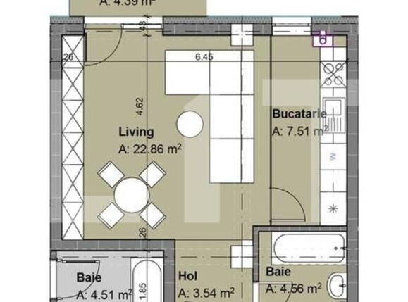 Garsonieră de vânzare Bucium - 101921AV | BLITZ Iași | Poza6